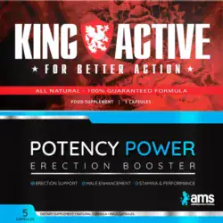 Erectiepillen 10 pillen Potency Power - King Active -verpakkingen