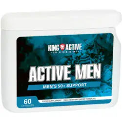 King Active Men 50+ Support - 60 capsules - Erectie, Energie & Testosteronproductie Booster