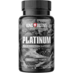 King Active Platinum - Erectie & Potentie -voorkant potje