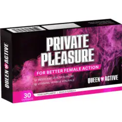 Private Pleasure - 30 caps - Libido - Gemoedstoestand - Hormonale balans - verpakking