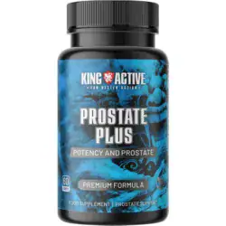 King Active Prostate Plus - 60 capsules – Prostaat, Urinewegen en Potentie- voorkant van potje