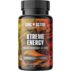 King Active Xtreme Energy - 60 caps -voorkant potje