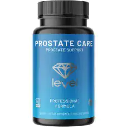 Level Prostate Care - 60 vegan caps - Prostaat , Potentie & Urinewegen -voorkant potje