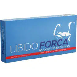 Libido Forca - 5 capsules - Erectiepillen op natuurlijke basis - voorkant verpakking