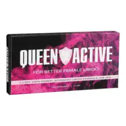 Queen Active - 5 capsules - Lustopwekker -Libido verhogen vrouw - voedingssupplement - afbeelding